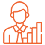 Man With Graph Icon